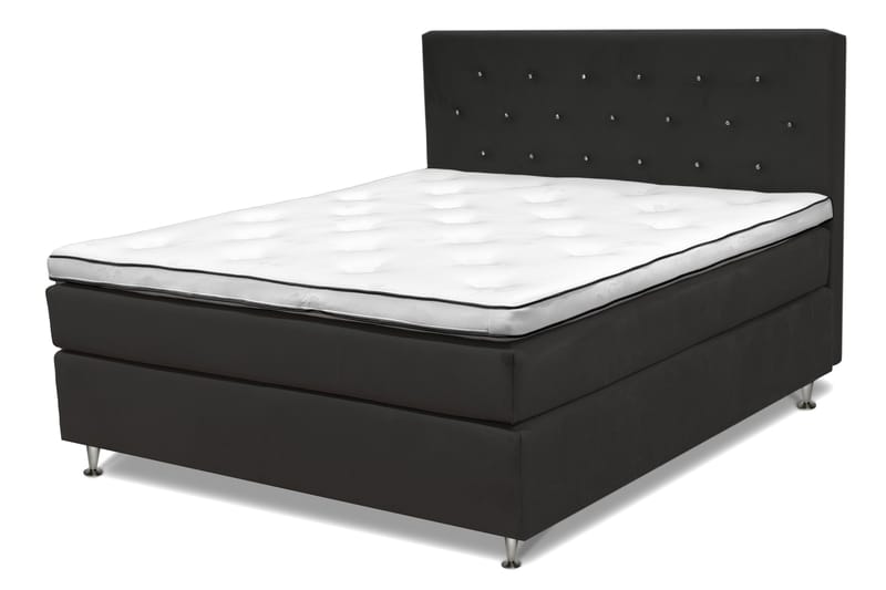 Finnigan Sängpaket Kontinentalsäng 160x200 cm Medium - Mörkgrå - Möbler - Säng - Komplett sängpaket