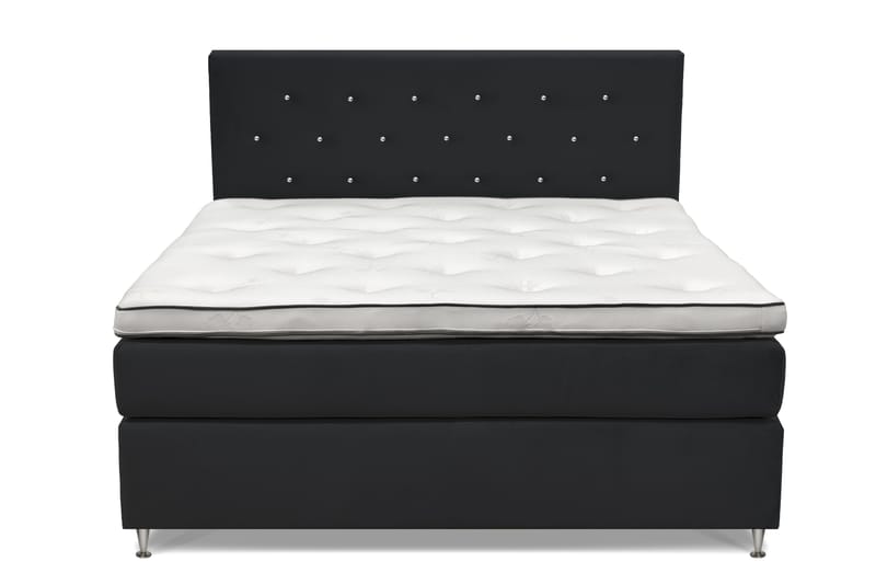 Finnigan Sängpaket Kontinentalsäng 160x200 cm Medium - Svart - Möbler - Säng - Komplett sängpaket