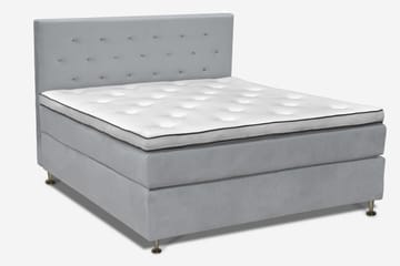 Finnigan Sängpaket Kontinentalsäng 180x200 cm Fast - Ljusgrå - Möbler - Säng - Komplett sängpaket
