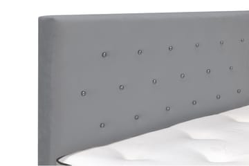Finnigan Sängpaket Kontinentalsäng 180x200 cm Fast - Ljusgrå - Möbler - Säng - Komplett sängpaket