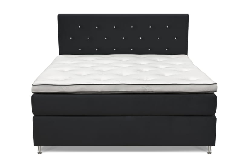 Finnigan Sängpaket Kontinentalsäng 180x200 cm Fast, Svart