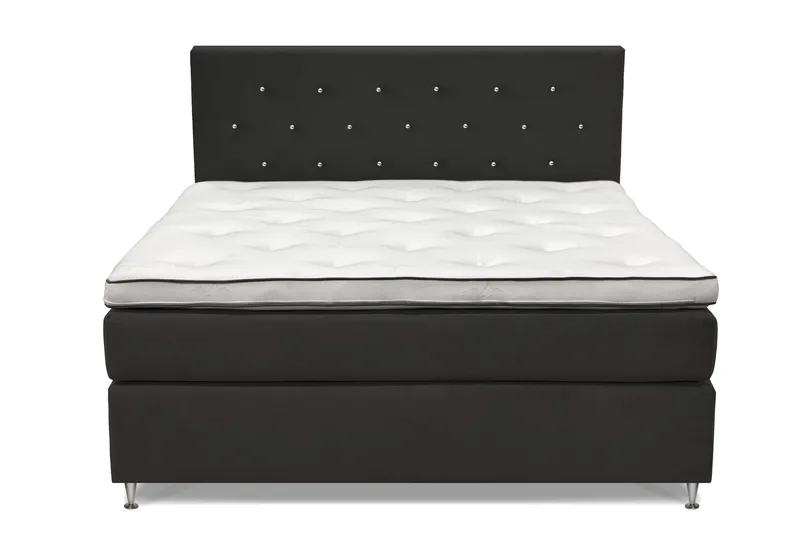 Finnigan Sängpaket Kontinentalsäng 180x200 cm Medium, Mörkgrå