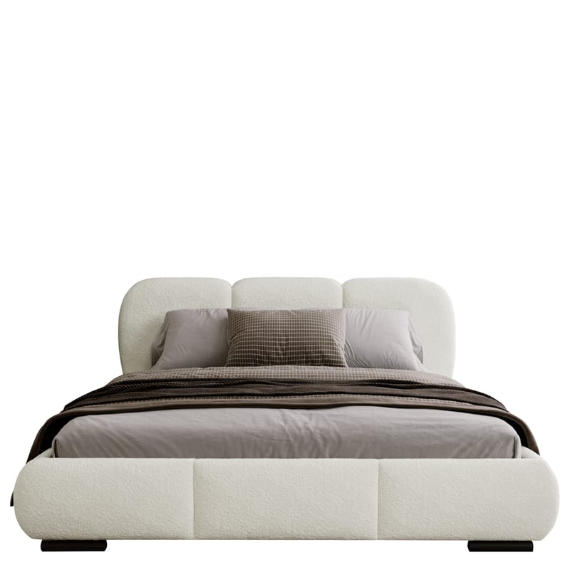 Fito Sängram med förvaring 140x200 cm - vit - Möbler - Säng - Sängram & sängstomme