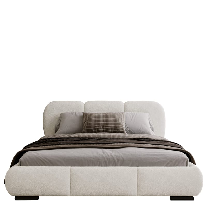 Fito Sängram med förvaring 160x200 cm - beige - Möbler - Säng - Sängram & sängstomme