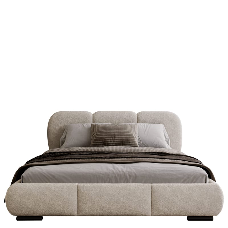 Fito Sängram med förvaring 180x200 cm - beige - Möbler - Säng - Sängram & sängstomme