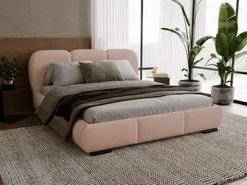 Fito Sängram med förvaring 180x200 cm - rosa - Möbler - Säng - Sängram & sängstomme