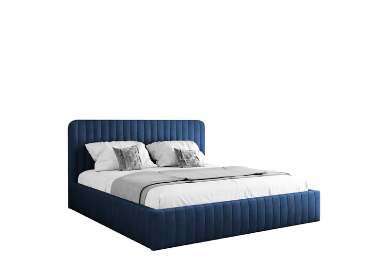 Flanna Sängram 160x200 cm, Blå