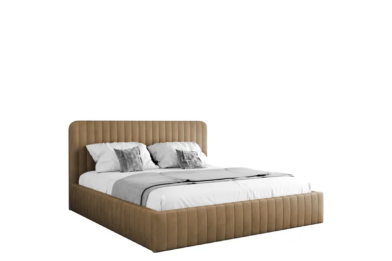 Flanna Sängram 160x200 cm, Brun