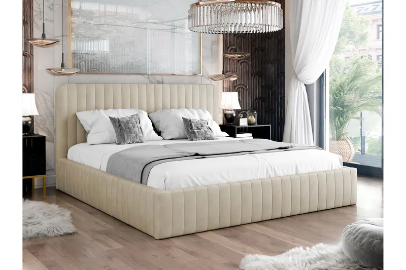 Flanna Sängram 180x200 cm - Beige - Möbler - Säng - Sängram & sängstomme