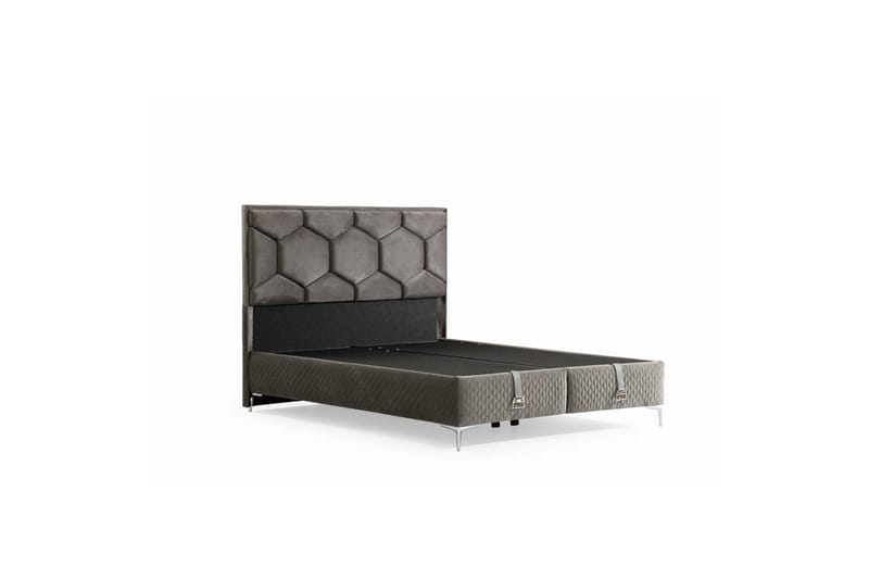 Flona Sängpaket Ramsäng 180x200 cm - Kolgrå - Möbler - Säng - Komplett sängpaket
