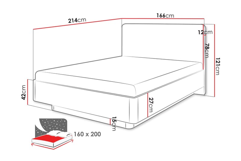 Forba Sängram - Beige - Möbler - Säng - Sängram & sängstomme