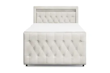 Franco Light Komplett Sängpaket med förvaring LED-belysning 120x200 cm