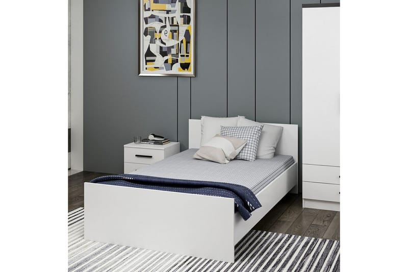 Fruitland Sängram 120x200 cm - Vit - Möbler - Säng - Sängram & sängstomme