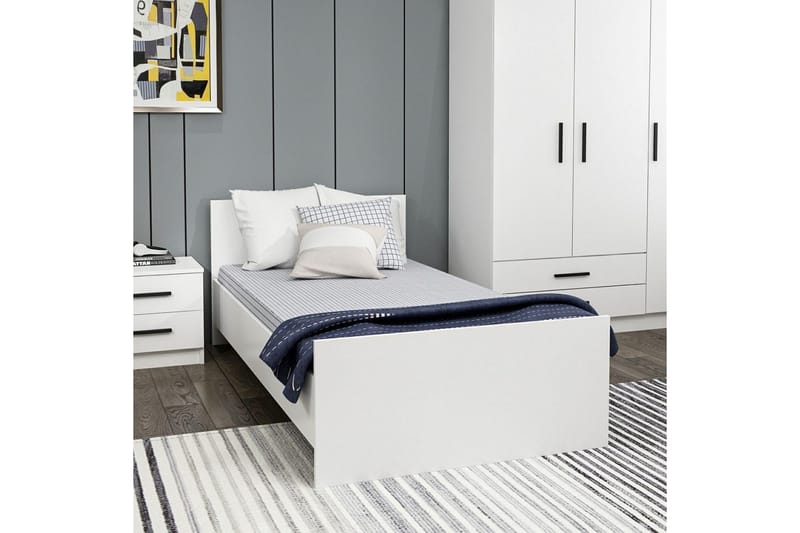 Fruitland Sängram 90x190 cm - Vit - Möbler - Säng - Sängram & sängstomme