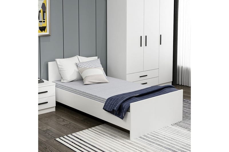 Fruitland Sängram 90x190 cm - Vit - Möbler - Säng - Sängram & sängstomme