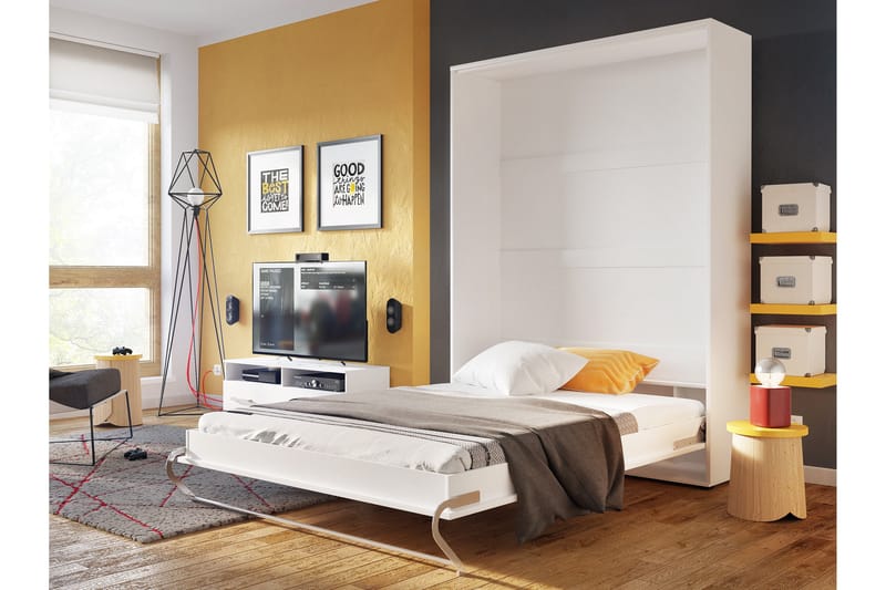 Rauk Sängskåp 152x237 cm - Beige/Brun - Möbler - Säng - Gästsäng & extrasäng - Sängskåp