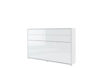 Rauk Sängskåp Fällbar Bäddbar 120x200 cm Rektangulär i Målat Trä - Vit - Möbler - Säng - Gästsäng & extrasäng - Sängskåp