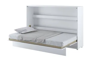 Rauk Sängskåp Fällbar Bäddbar 120x200 cm Rektangulär i Målat Trä - Vit - Möbler - Säng - Gästsäng & extrasäng - Sängskåp