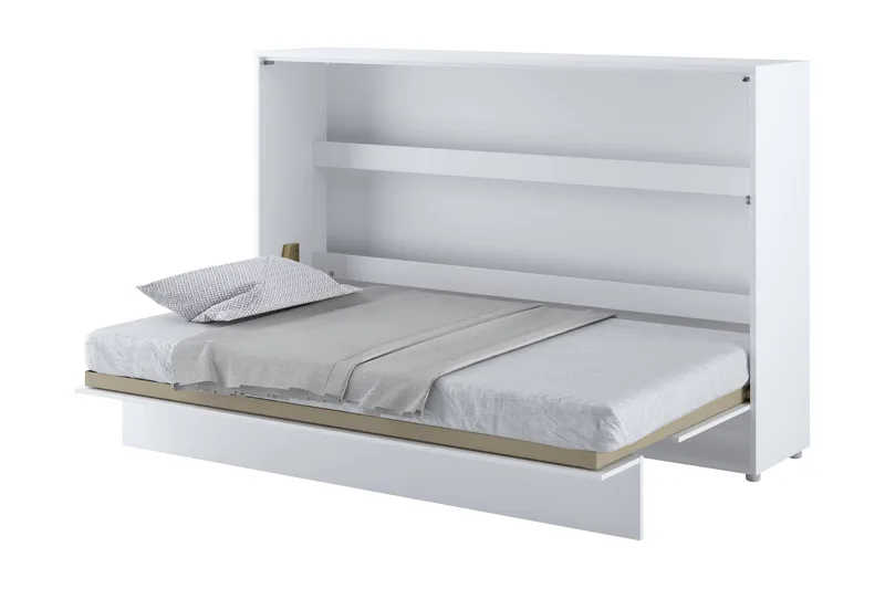 Rauk Sängskåp Fällbar Bäddbar 120x200 cm Rektangulär i Målat Trä - Vit - Möbler - Säng - Gästsäng & extrasäng - Sängskåp