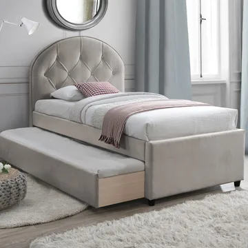 Säng Lara 90x205 cm - Champagne / Beige - Möbler - Säng - Gästsäng & extrasäng - Utdragssäng