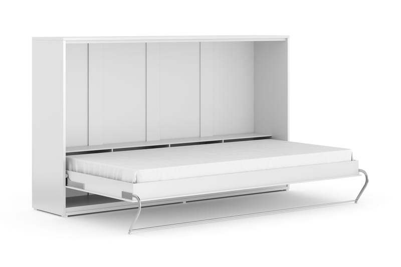 Compact Sängskåp 120x200 Horisontellt - Vit - Sängskåp
