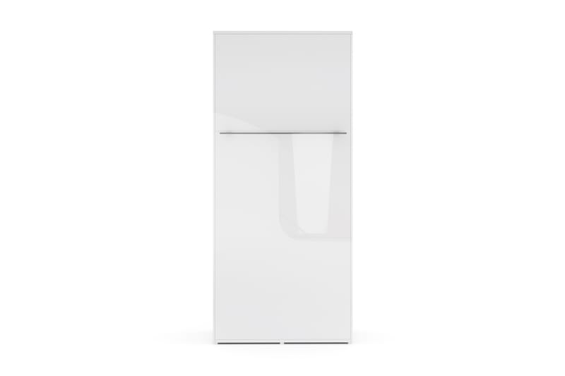 Compact Sängskåp Vertikalt 90x200 - Vit Highgloss - Möbler - Säng - Gästsäng & extrasäng - Sängskåp