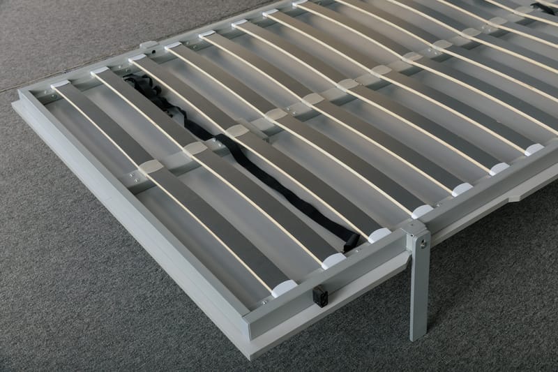 Sängskåp grå - 120x200 cm - Compact living - Grå matt - Möbler - Säng - Gästsäng & extrasäng - Utdragssäng