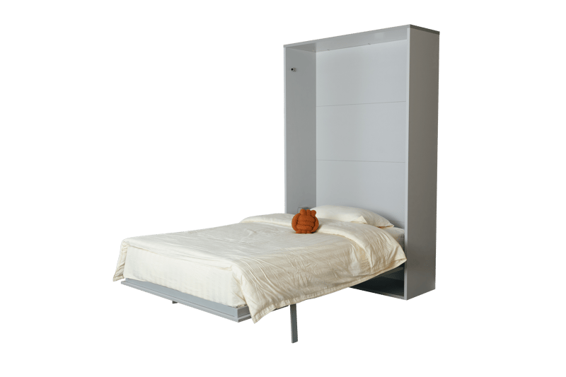 Sängskåp grå - 120x200 cm - Compact living - Grå matt - Möbler - Säng - Gästsäng & extrasäng - Utdragssäng