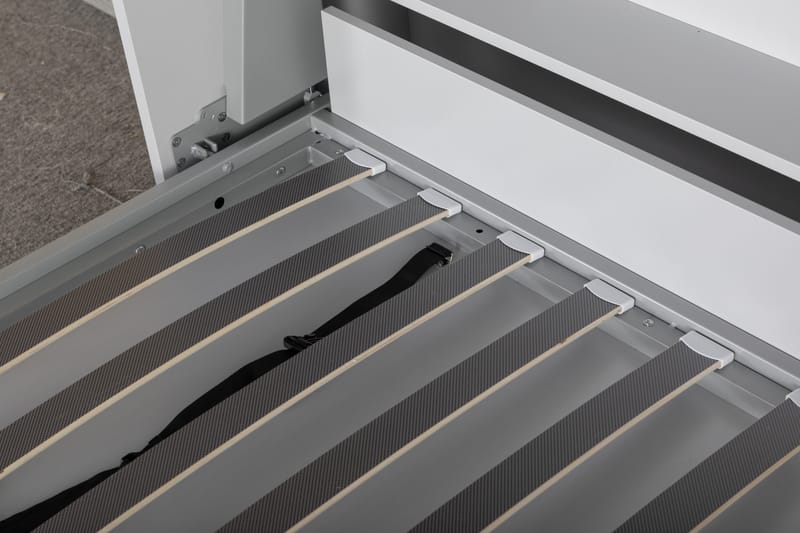 Sängskåp grå - 90x200 cm - Compact living - Grå matt - Möbler - Säng - Gästsäng & extrasäng - Utdragssäng