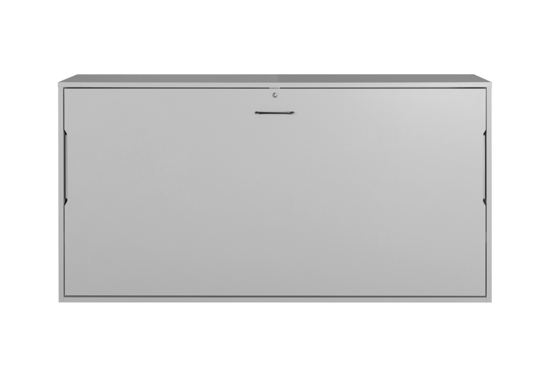 Sängskåp grå - 90x200 cm - Compact living - Grå matt - Möbler - Säng - Gästsäng & extrasäng - Utdragssäng