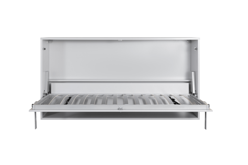 Sängskåp grå - 90x200 cm - Compact living - Grå matt - Möbler - Säng - Gästsäng & extrasäng - Utdragssäng