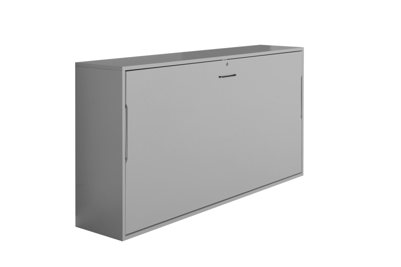 Sängskåp grå - 90x200 cm - Compact living - Grå matt - Möbler - Säng - Gästsäng & extrasäng - Utdragssäng