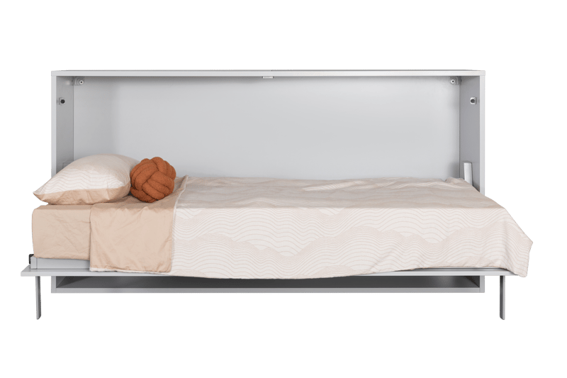 Sängskåp grå - 90x200 cm - Compact living - Grå matt - Möbler - Säng - Gästsäng & extrasäng - Utdragssäng