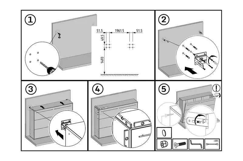 Rauk Sängskåp 140x200 cm Wilson & Wood White High gloss - Möbler - Säng - Gästsäng & extrasäng - Sängskåp