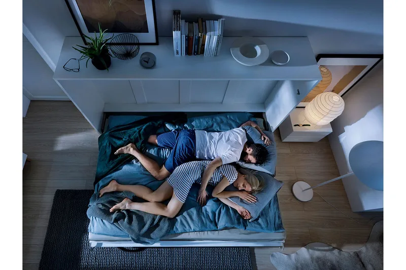 Rauk Sängskåp - Vit Högglans - Möbler - Säng - Gästsäng & extrasäng - Sängskåp