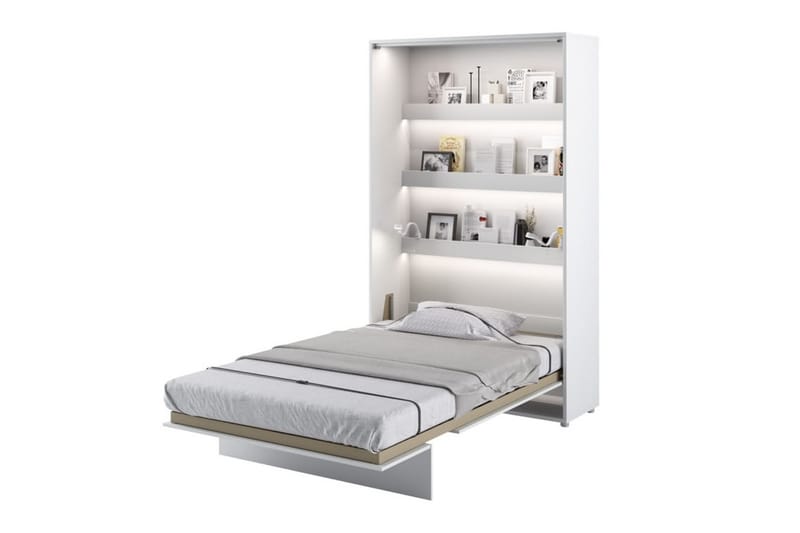 Sängskåp 120x200 cm VertikalVit Bed Concept Bed - Bed Concept - Sängskåp
