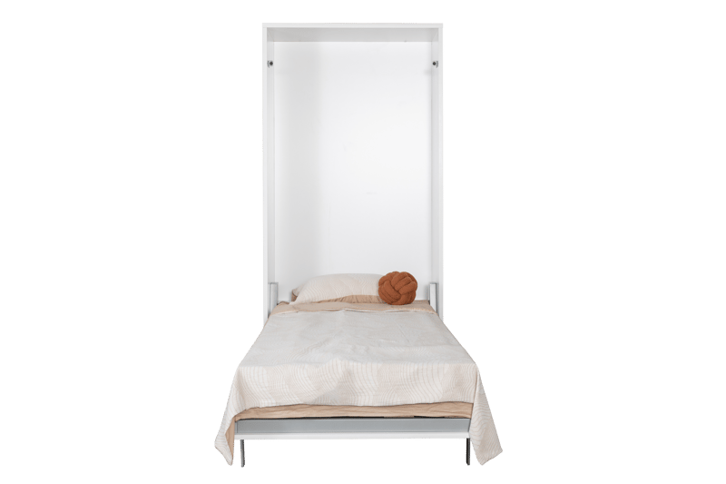 Sängskåp vit - 120x200 cm - Compact living - Vit matt - Möbler - Säng - Gästsäng & extrasäng - Utdragssäng