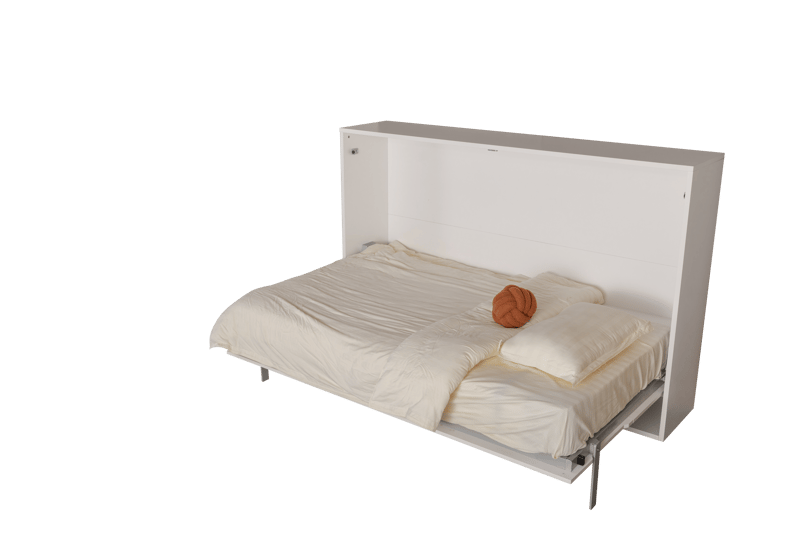 Sängskåp vit - 90x200 cm - Compact living - Vit matt - Möbler - Säng - Gästsäng & extrasäng - Utdragssäng