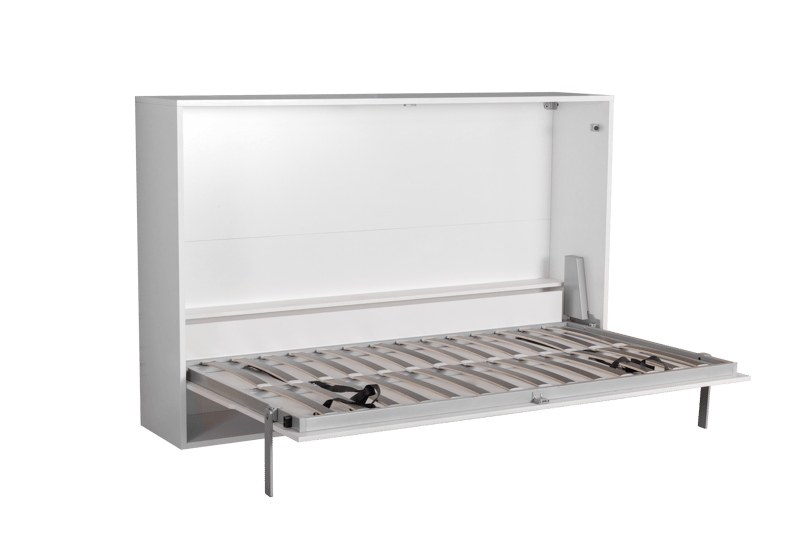 Sängskåp vit - 90x200 cm - Compact living - Vit matt - Möbler - Säng - Gästsäng & extrasäng - Utdragssäng