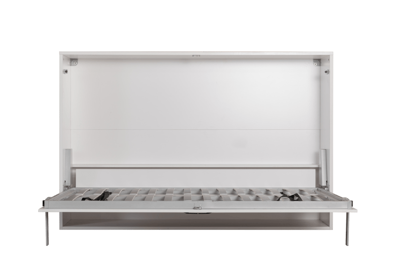 Sängskåp vit - 90x200 cm - Compact living - Vit matt - Möbler - Säng - Gästsäng & extrasäng - Utdragssäng