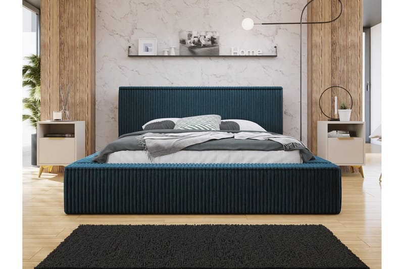 Gadi Sängram 140x200 cm - Blå - Möbler - Säng - Sängram & sängstomme