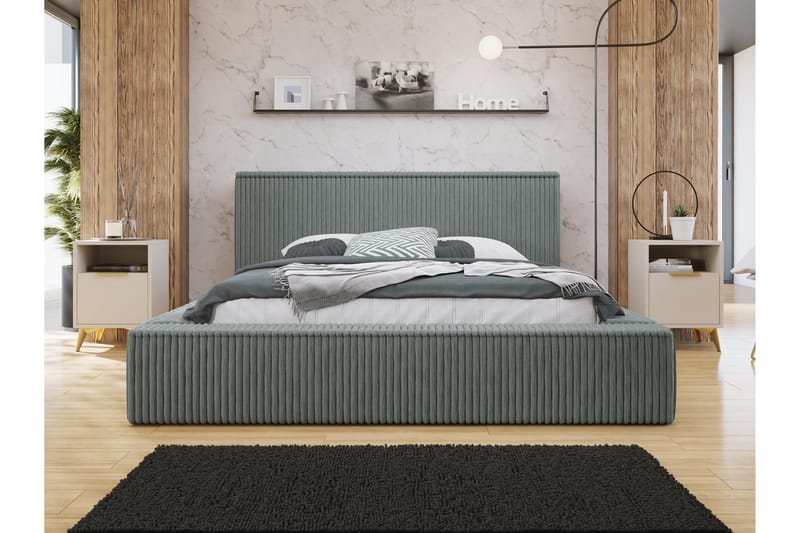 Gadi Sängram 140x200 cm - Mörkgrå - Möbler - Säng - Sängram & sängstomme