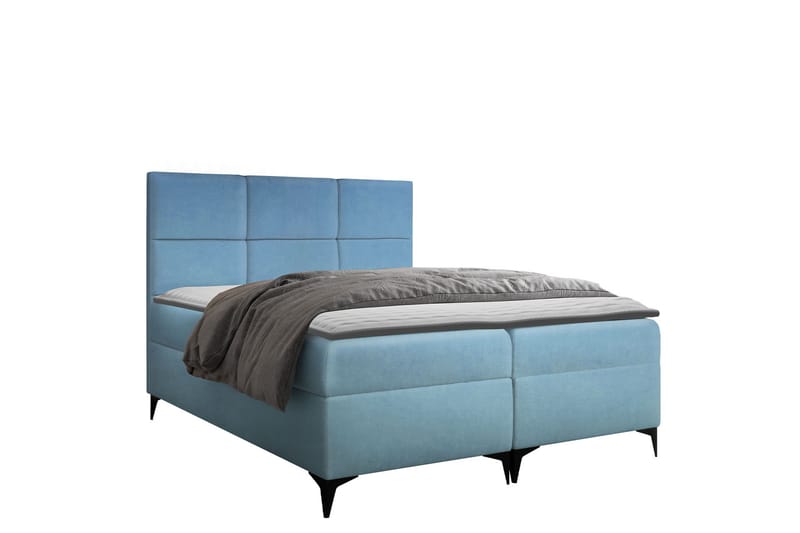 Galtebol Sängpaket Kontinentalsäng 160x200 cm - Blå - Möbler - Säng - Komplett sängpaket