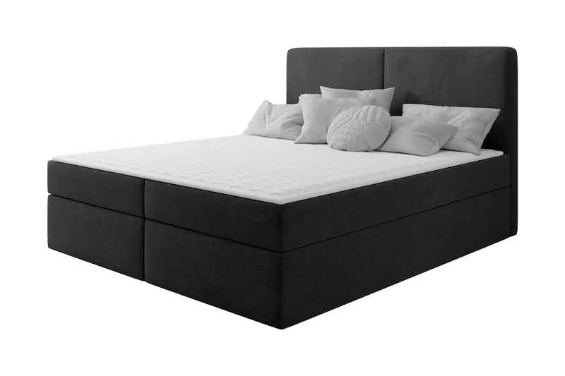 Garris Sängpaket Kontinentalsäng 160x200 cm - Svart - Möbler - Säng - Komplett sängpaket