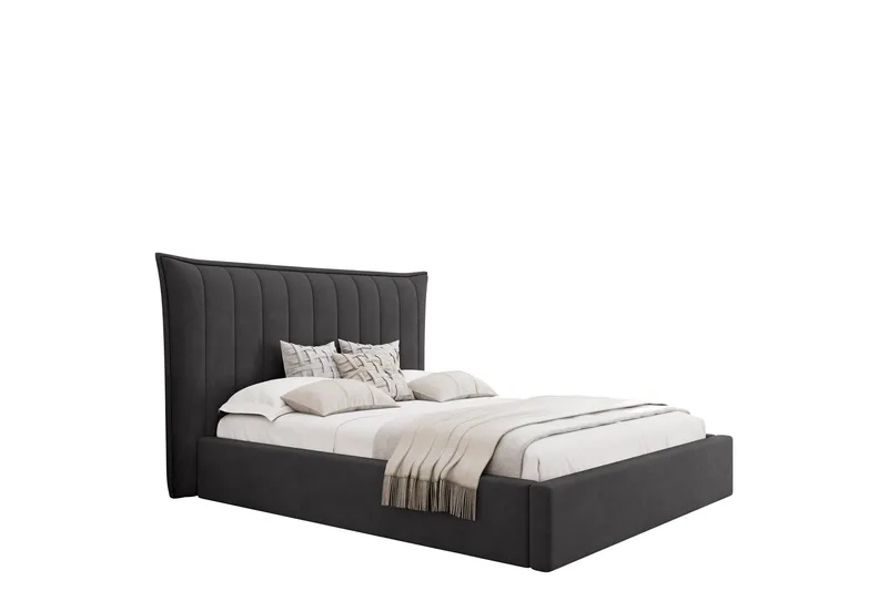 Garson Sängram 140x200 cm - Mörkgrå - Möbler - Säng - Sängram & sängstomme