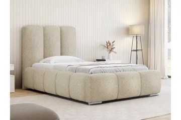 Gioia Sängram med Förvaring 90x200 cm - Beige - Möbler - Säng - Sängram & sängstomme