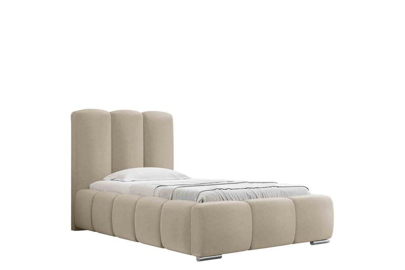 Gioia Sängram med Förvaring 90x200 cm - Beige - M öbler - Säng - Sängram & sängstomme