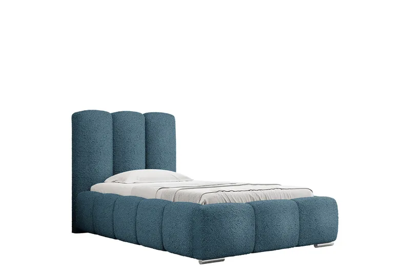 Gioia Sängram med Förvaring 90x200 cm - Blå - Möbler - Säng - Sängram & sängstomme