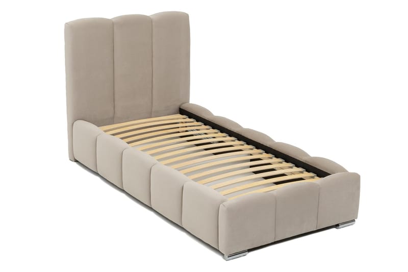 Gioia Sängram med Förvaring 90x200 cm - Blå - Möbler - Säng - Sängram & sängstomme