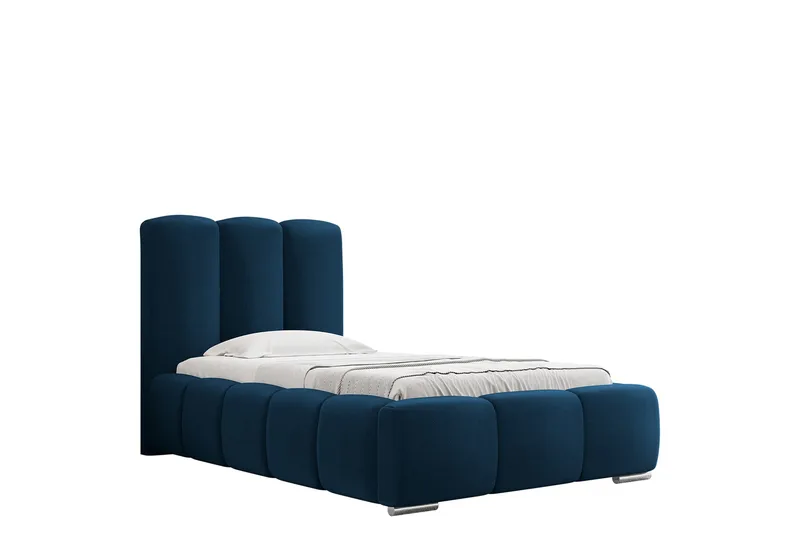 Gioia Sängram med Förvaring 90x200 cm - Blå - Möbler - Säng - Sängram & sängstomme